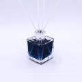 wholesale rattan stick fragrance transparent 100ml empty square reed diffuser glass bottle